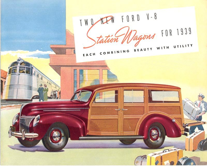 1939 Ford Wagons Brochure Page 4
